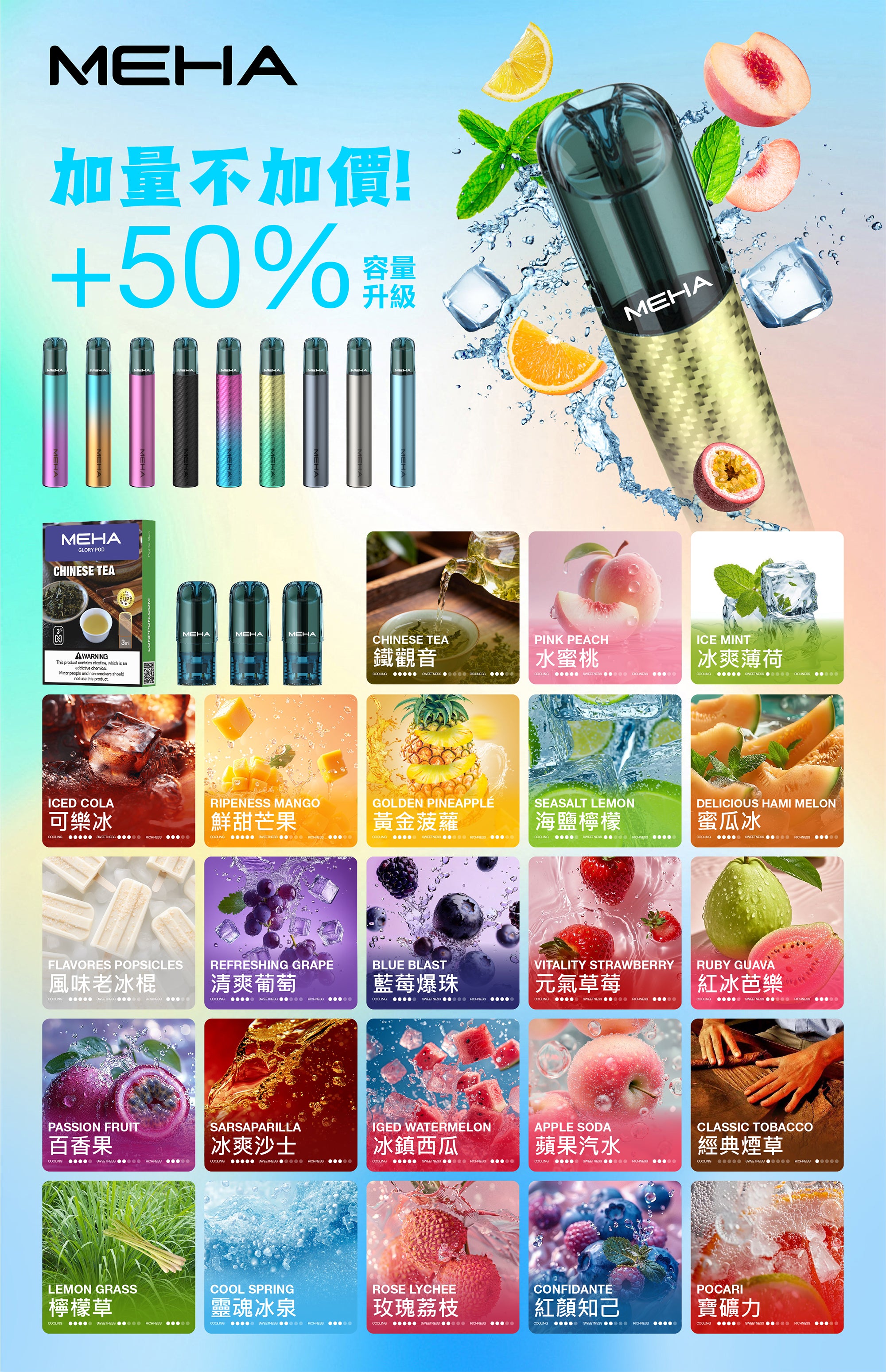 MEHA魅嗨 一代煙彈/主機 買十送一